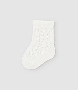 White High Openwork Socks