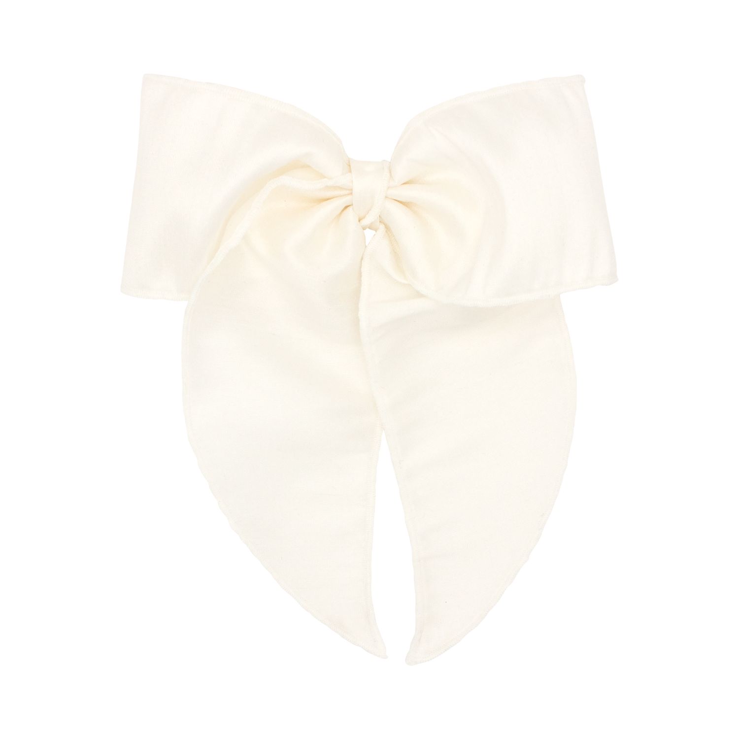 King Off White Dupioni Bowtie