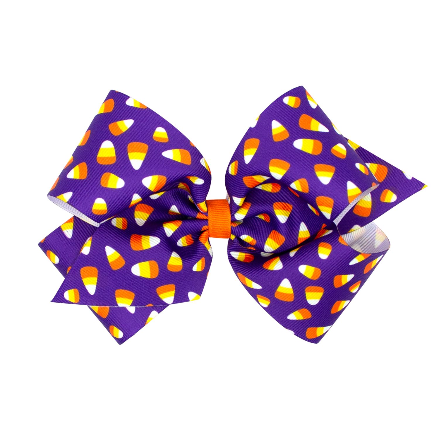 Mini Candy Corn Grosgrain Bow