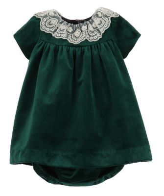 Green Velvet Christmas Float Dress