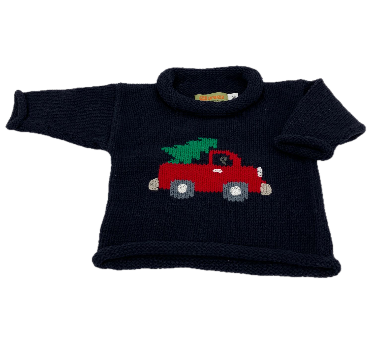 Classic Truck with Christmas Tree Sweater