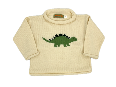 Ivory Stegosaurus Sweater