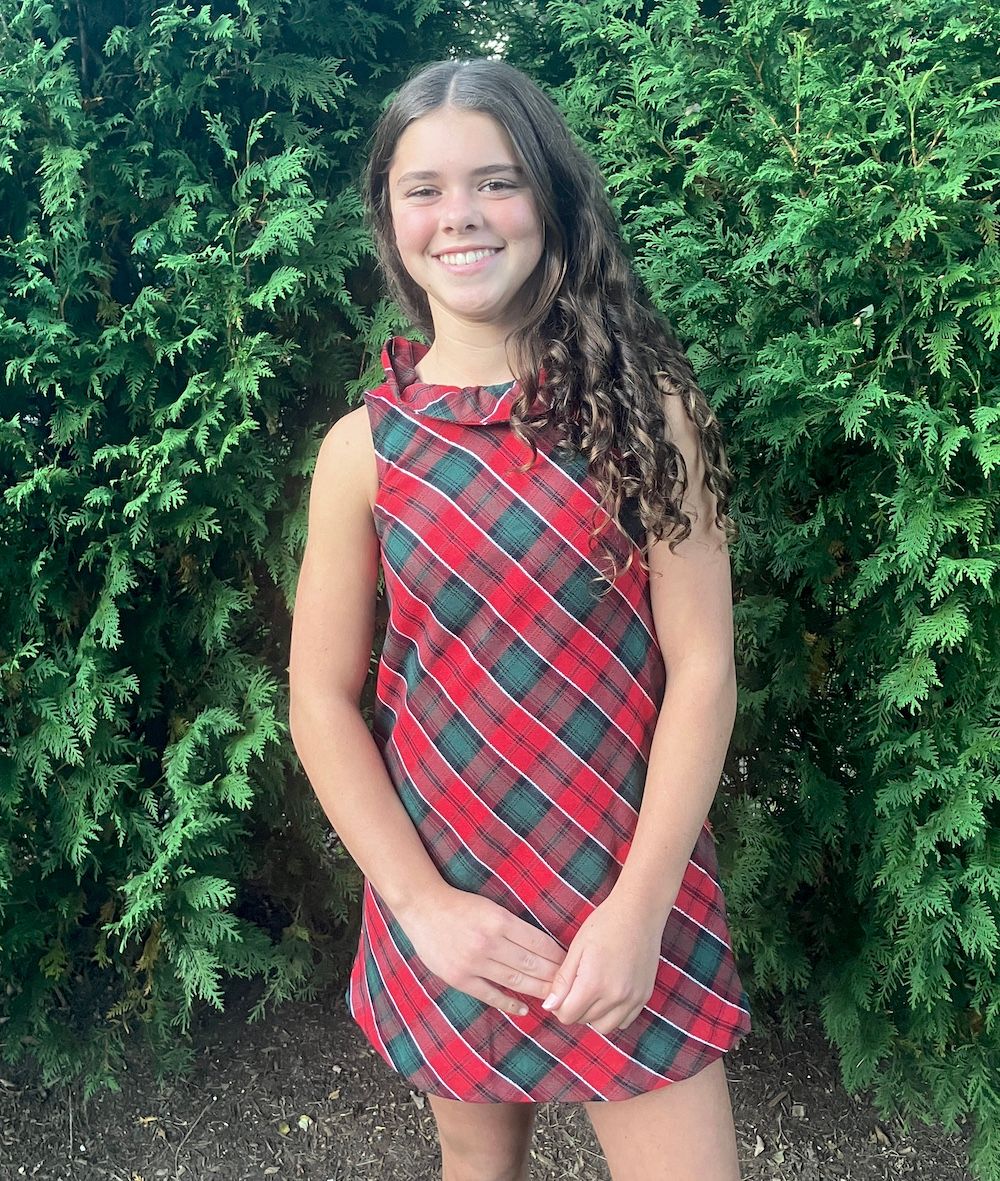 Red Plaid Blair Dress