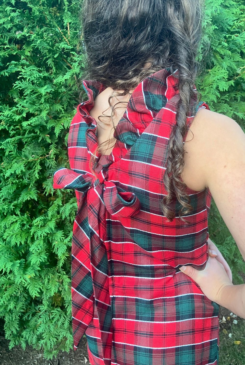 Red Plaid Blair Dress