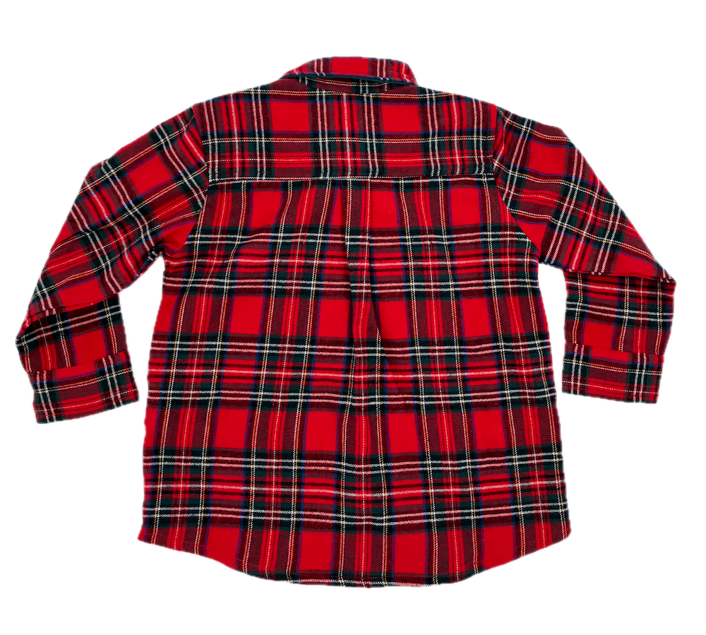 Red Plaid Buttondown Shirt