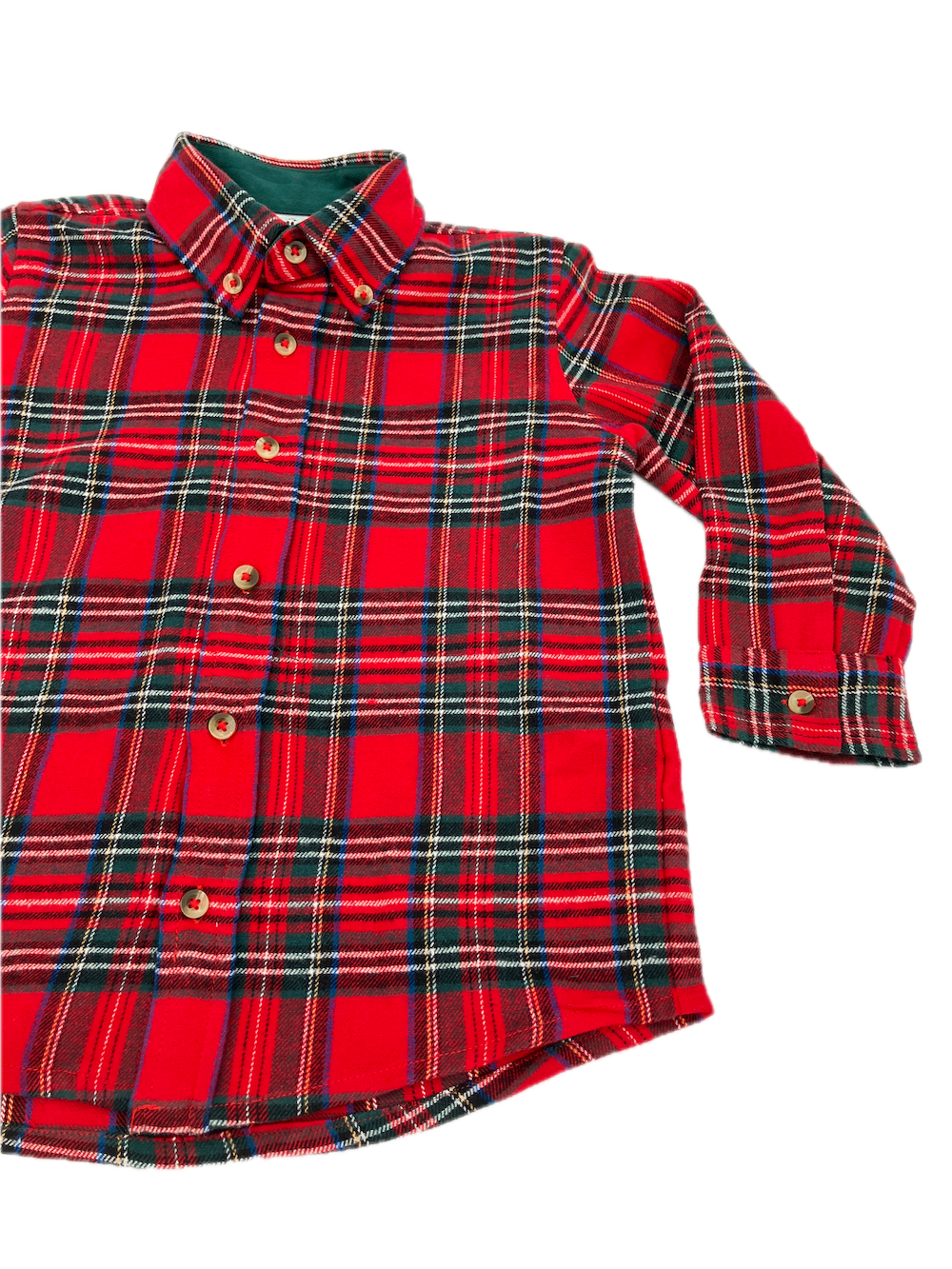 Red Plaid Buttondown Shirt