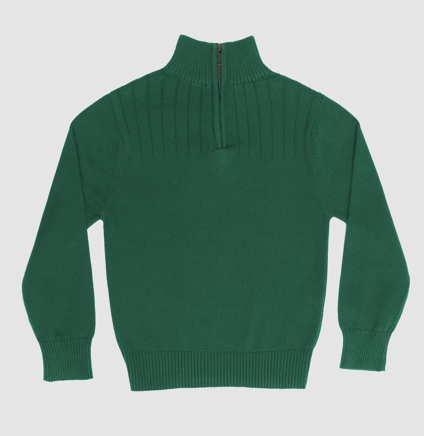 Green Aspen 1/4 Zip Sweater