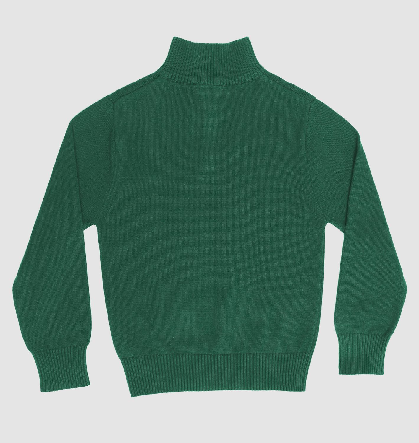 Green Aspen 1/4 Zip Sweater