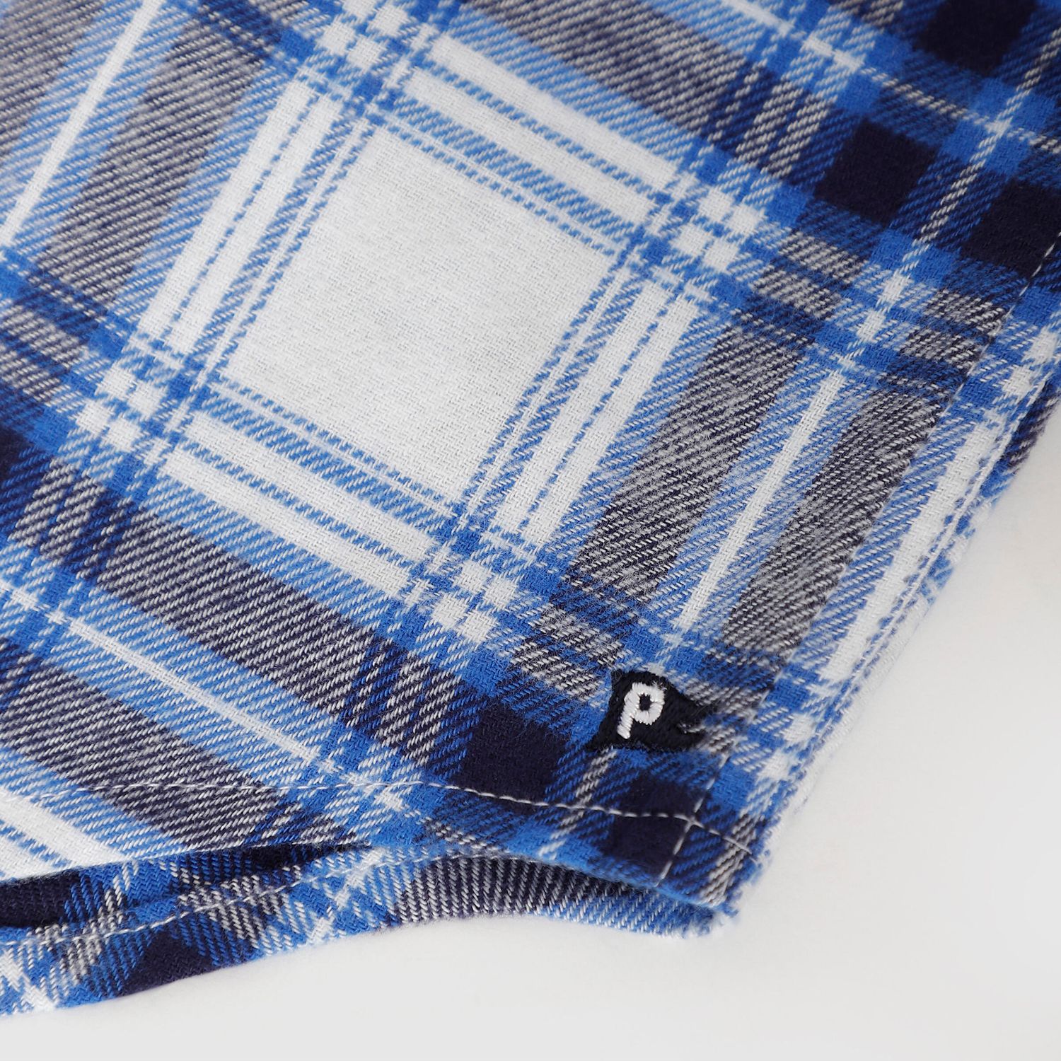 Blue/Grey Plaid Shirt