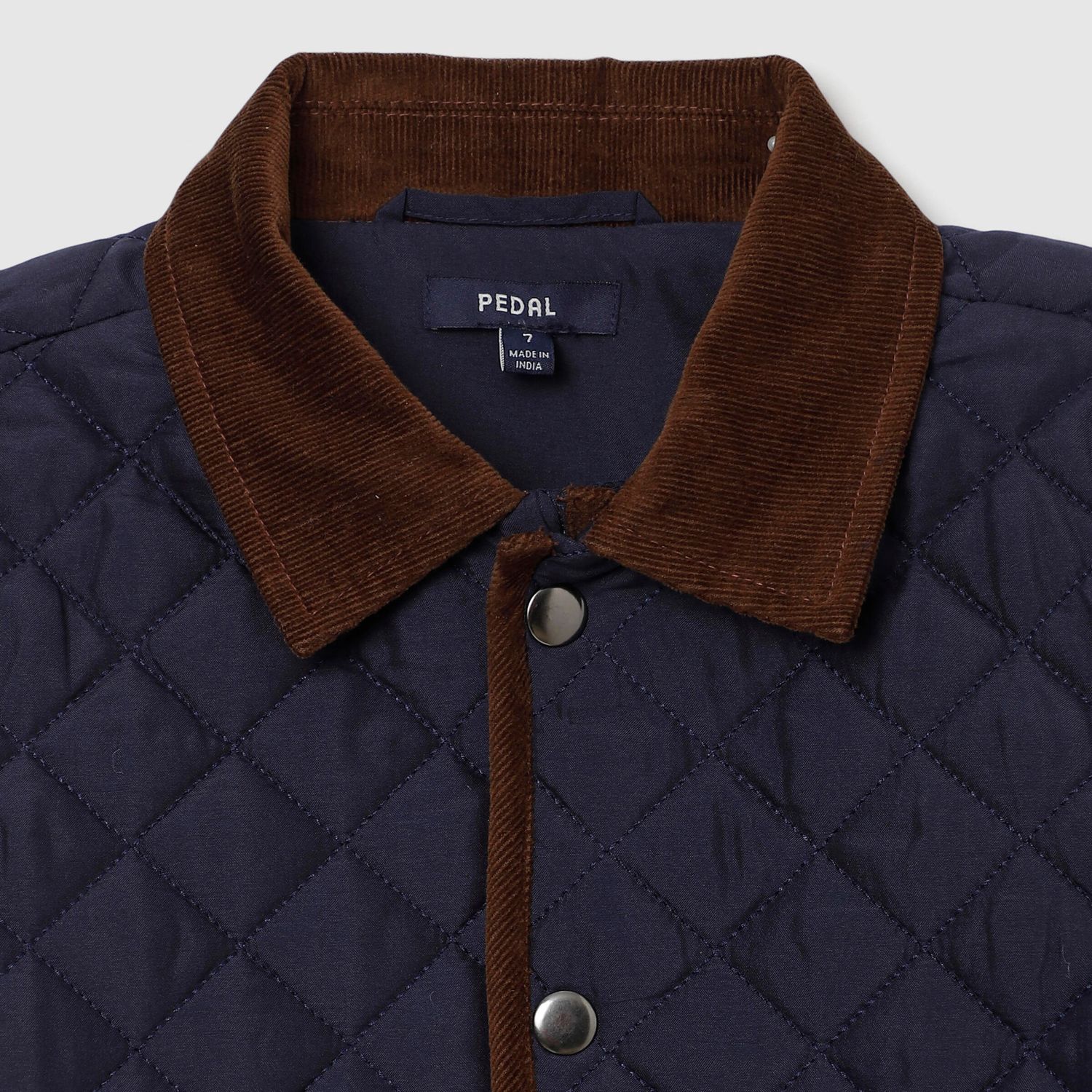 Navy Quilted Jacket
