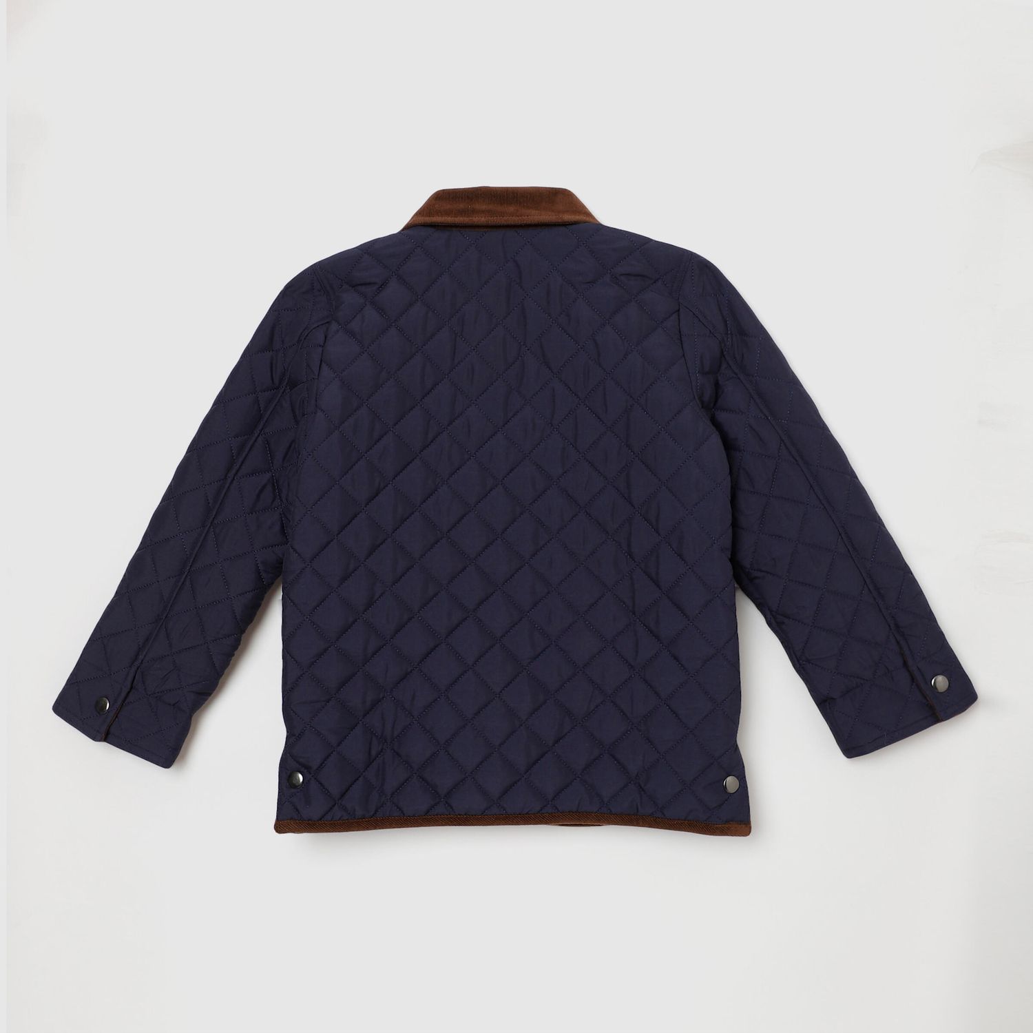 Navy Quilted Jacket