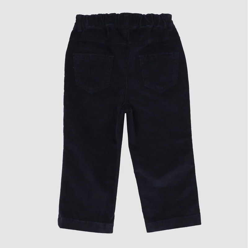 Navy Slim Fit Stretch Cord