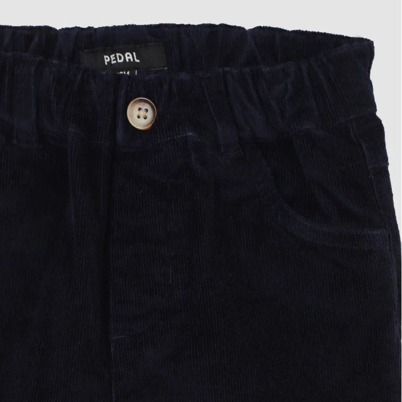 Navy Slim Fit Stretch Cord