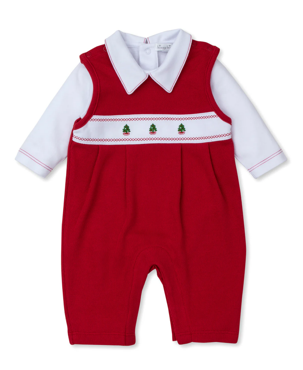 Red Classic Holiday Overall set