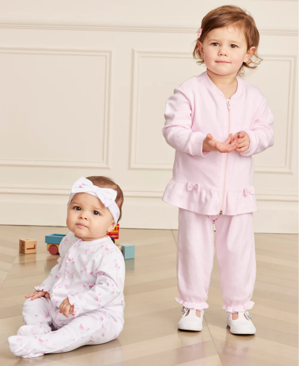 Pink Swan Pant+Jacket Set