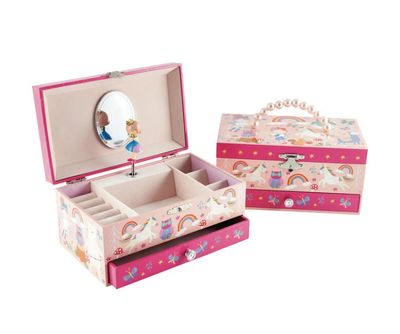 Rainbow Woodland Jewelry Box