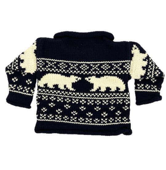 Navy Polar Bear Sweater