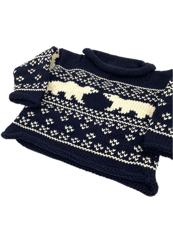 Navy Polar Bear Sweater