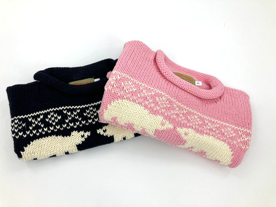 Navy Polar Bear Sweater