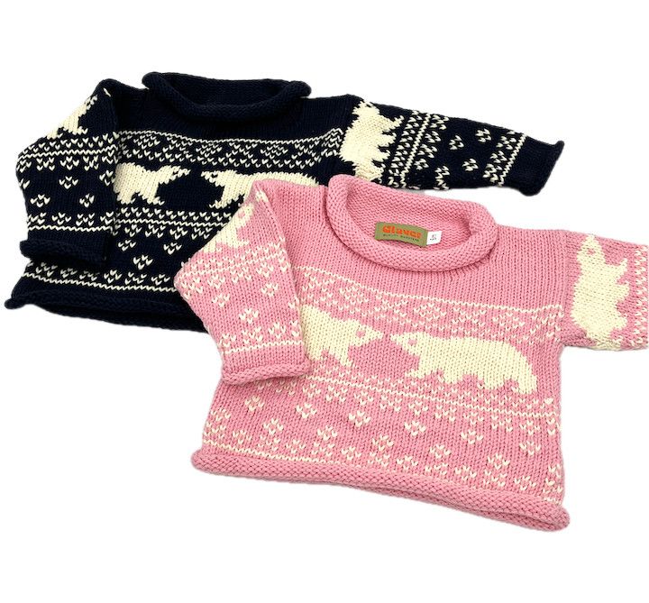 Navy Polar Bear Sweater