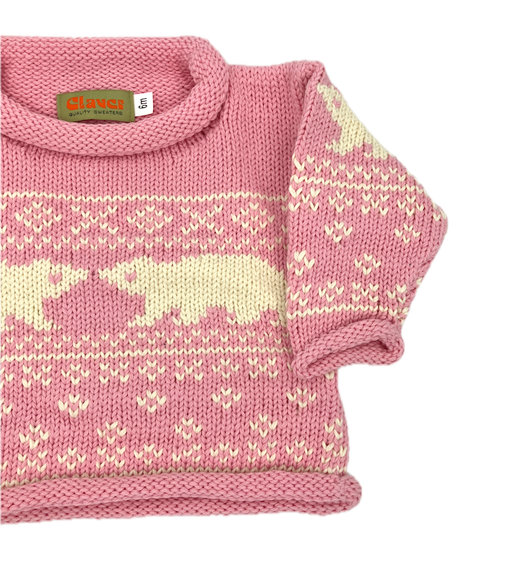 Pink Polar Bear Sweater