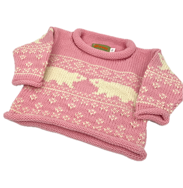 Pink Polar Bear Sweater
