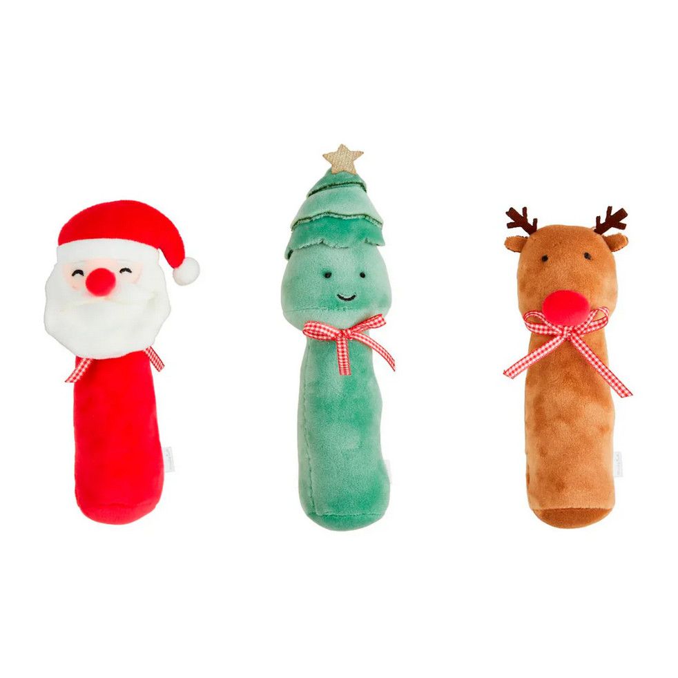 Christmas Rattle Santa