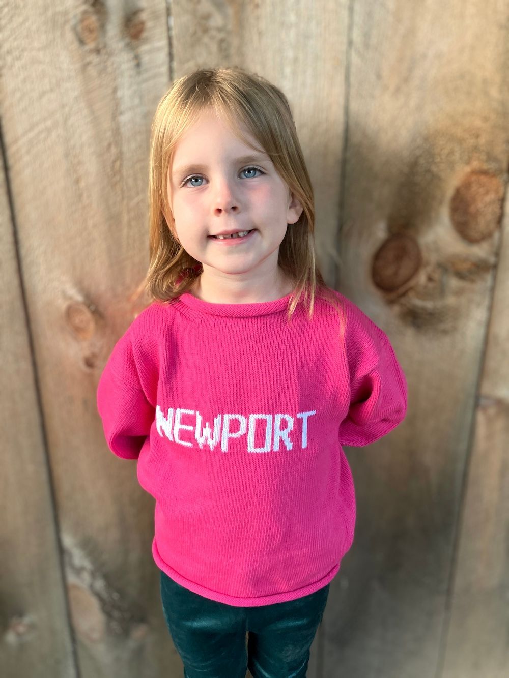 Pink Knit Newport Sweater