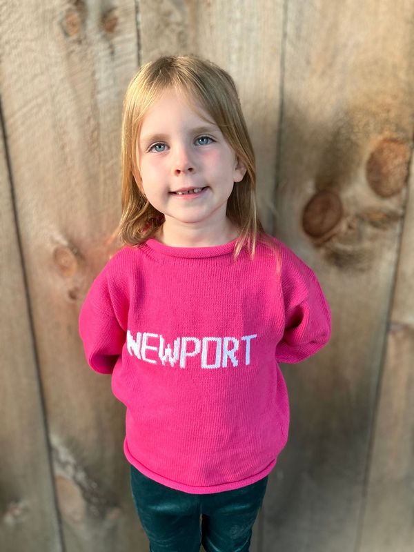 Pink Knit Newport Sweater