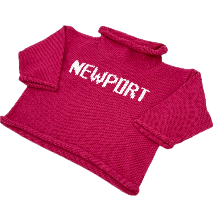 Pink Knit Newport Sweater