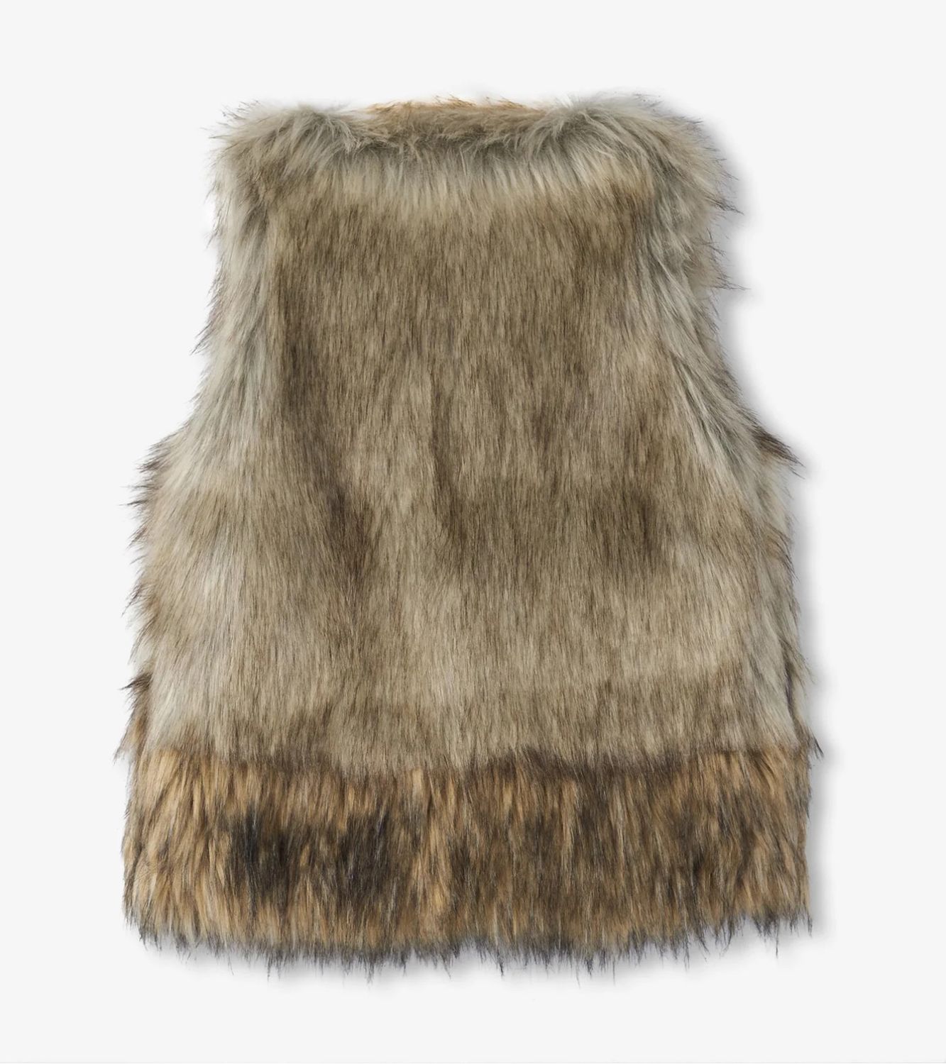 Brown Faux Fur Vest