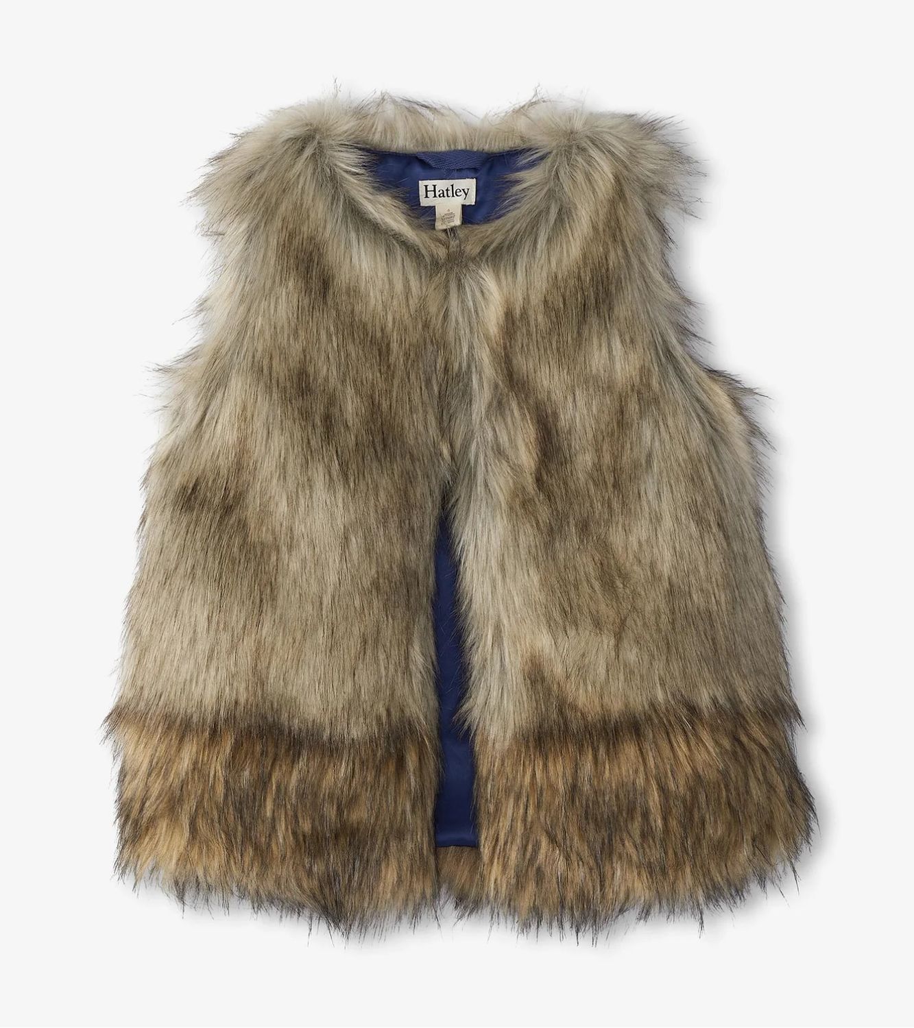 Brown Faux Fur Vest
