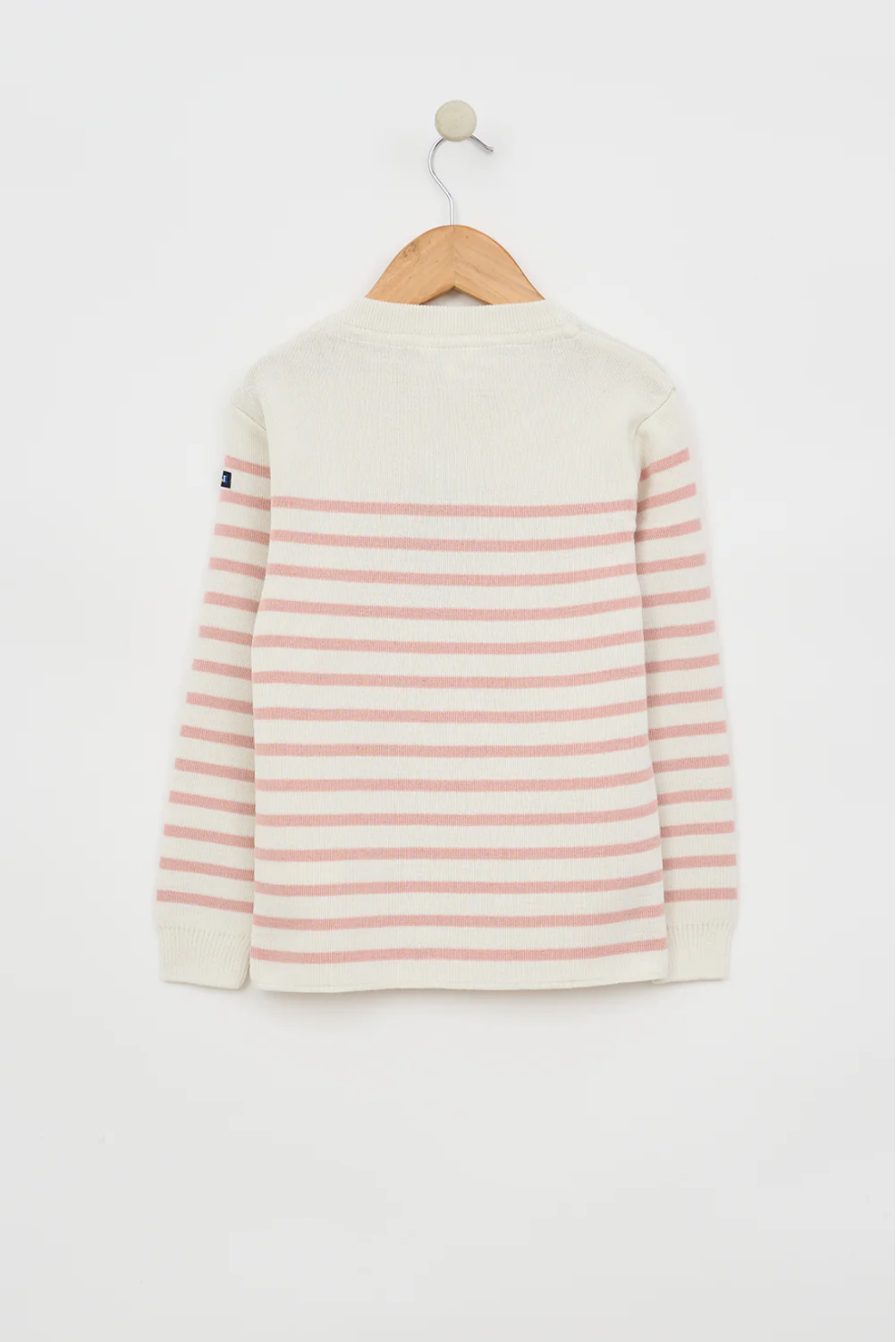 Cord Pink + Off White Striped Wool Longsleeve