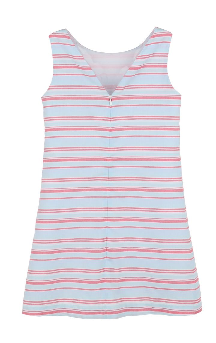 Blue Stripe Shift Dress