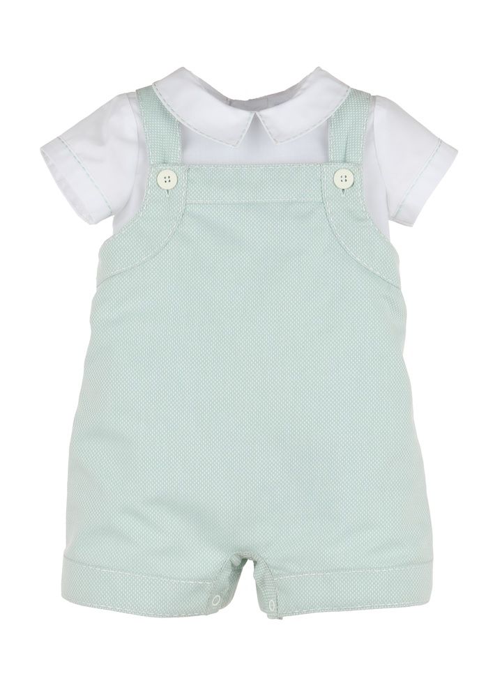 Aqua Duotone Romper Set