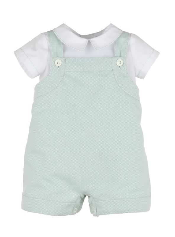 Aqua Duotone Romper Set