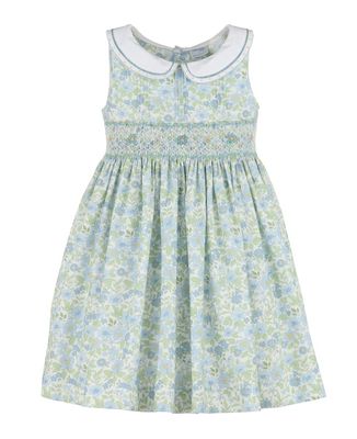 Ocean Blue Smock Dress