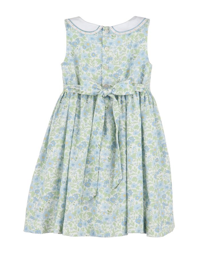 Ocean Blue Smock Dress