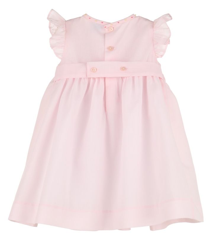 Pink Classic Diamond Smock Dress