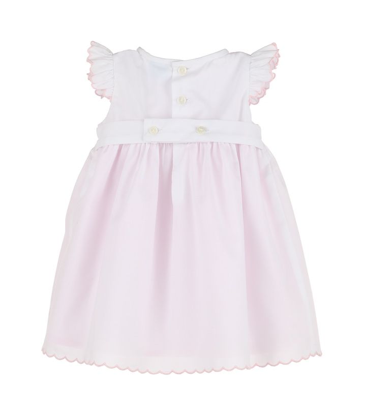 Pink Embroidered Randall Dress