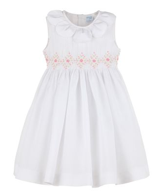 White Classic Diamond Petal Dress