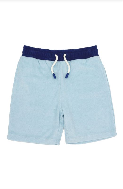 Crystal Blue Coastal Terry Short