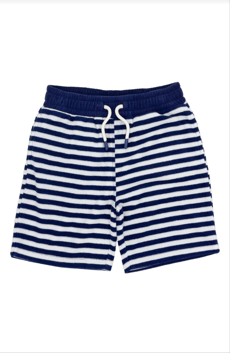 Navy Stripe Coastal Terry Short