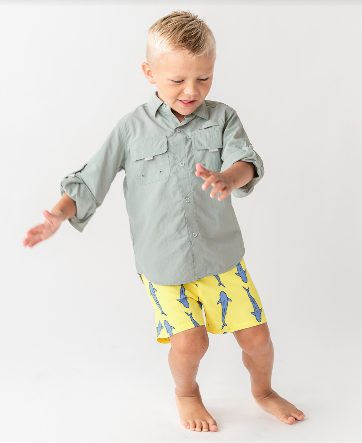Jawsome Swim Trunks