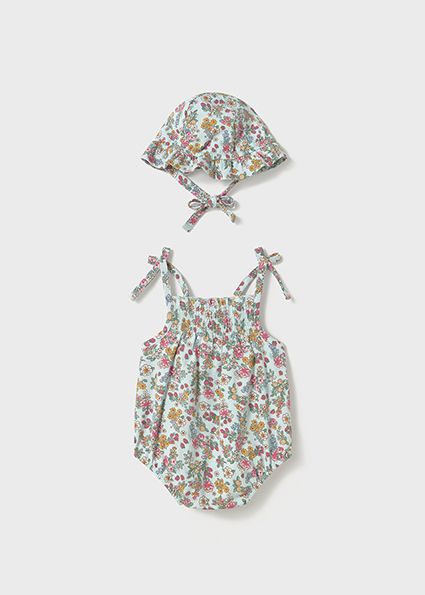 Floral Bubble &amp; Hat Set