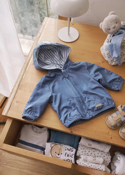 Star Blue Reversible Windbreaker