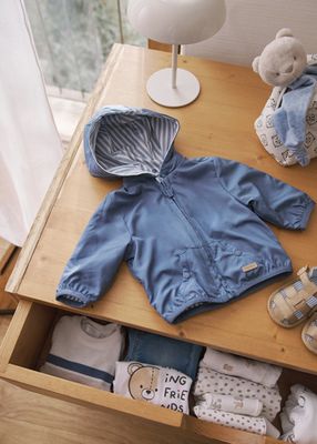 Star Blue Reversible Windbreaker