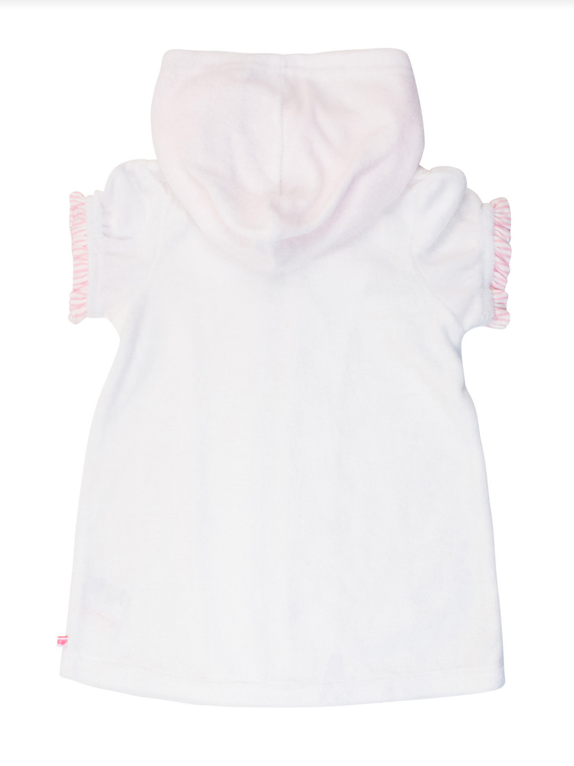 White Terry Full-Zip Cover Up
