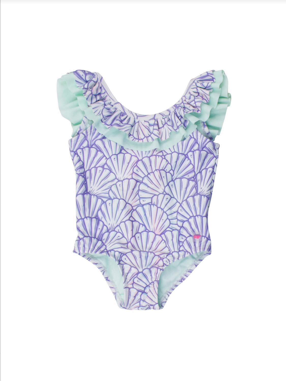Magical Mermaid Scoopback Ruffle One Piece