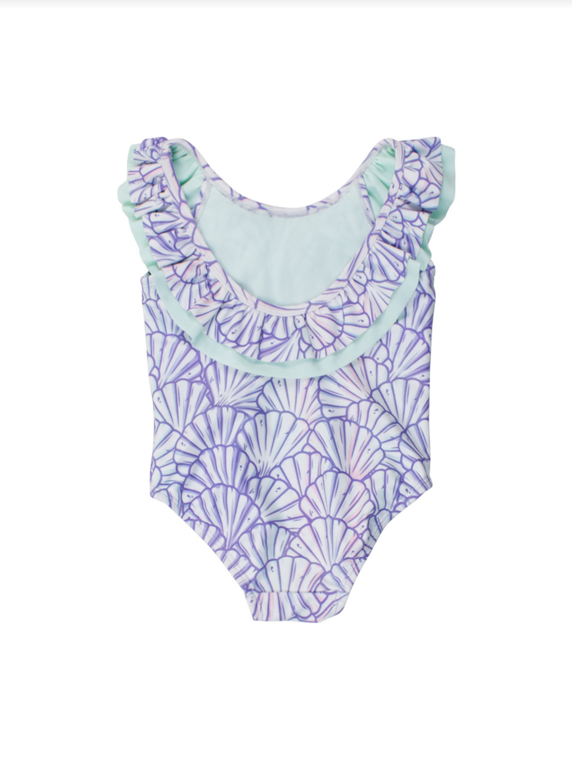 Magical Mermaid Scoopback Ruffle One Piece